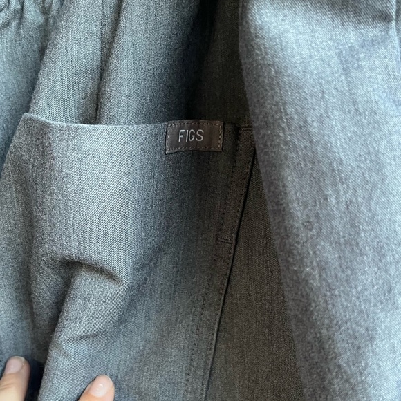 Figs Zamora Gray/Teal Scrub Joggers Size 3X - Picture 7 of 11